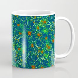 Neurons (blue and green) Coffee Mug