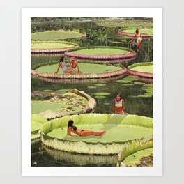 Valley of the Lily Art Print