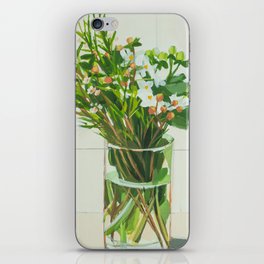 Paperwhite, Hyperium, and Wax Flowers iPhone Skin