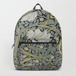 William Morris - Pimpernel  Wallpaper Design Backpack | Daisies, Plant, Gift, Bright, Famous, Beautiful, Unique, Design, Interior, Flowers 