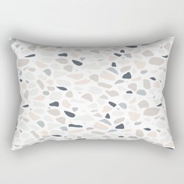 Terrazzo Mosaic Pastel Rectangular Pillow