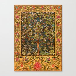 William Morris Tree Of Life,No, 02. Canvas Print