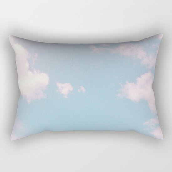 Every Cloud Has a Pink Lining Rectangular Pillow