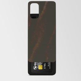 Dark impressionism brown shape Android Card Case