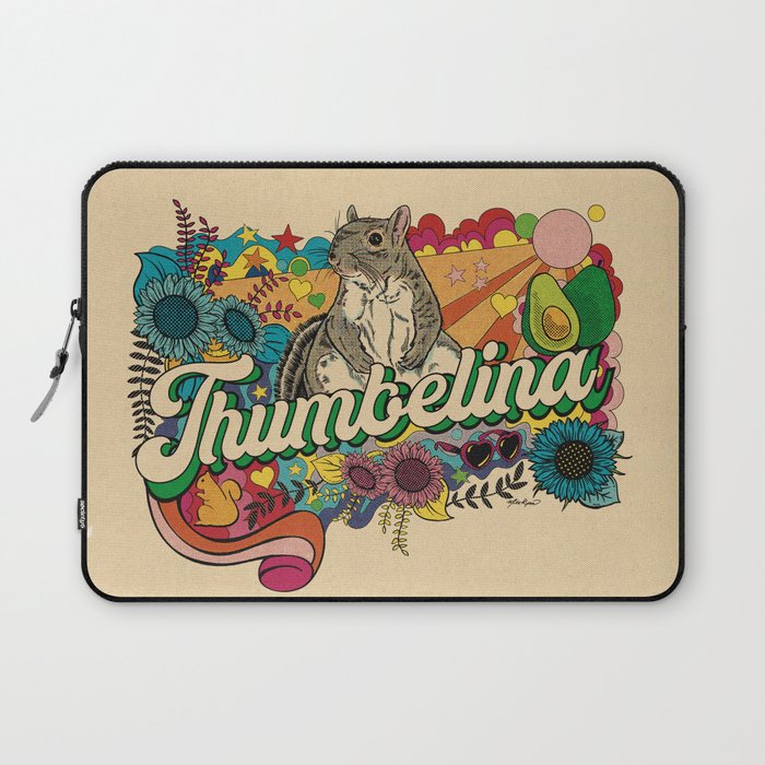 Little Thumbelina Girl: "Groovy Thumb" Laptop Sleeve