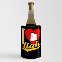 I Love Utah Gift Wine Chiller