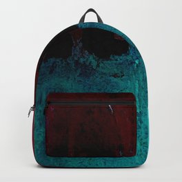 Red Rust and Blue Backpack | Paint, Closeup, Graffiti, Urban, Dystopian, Rust, Abstract, Color, Blue, Digital 