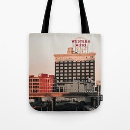 Western Auto - Kansas City Tote Bag