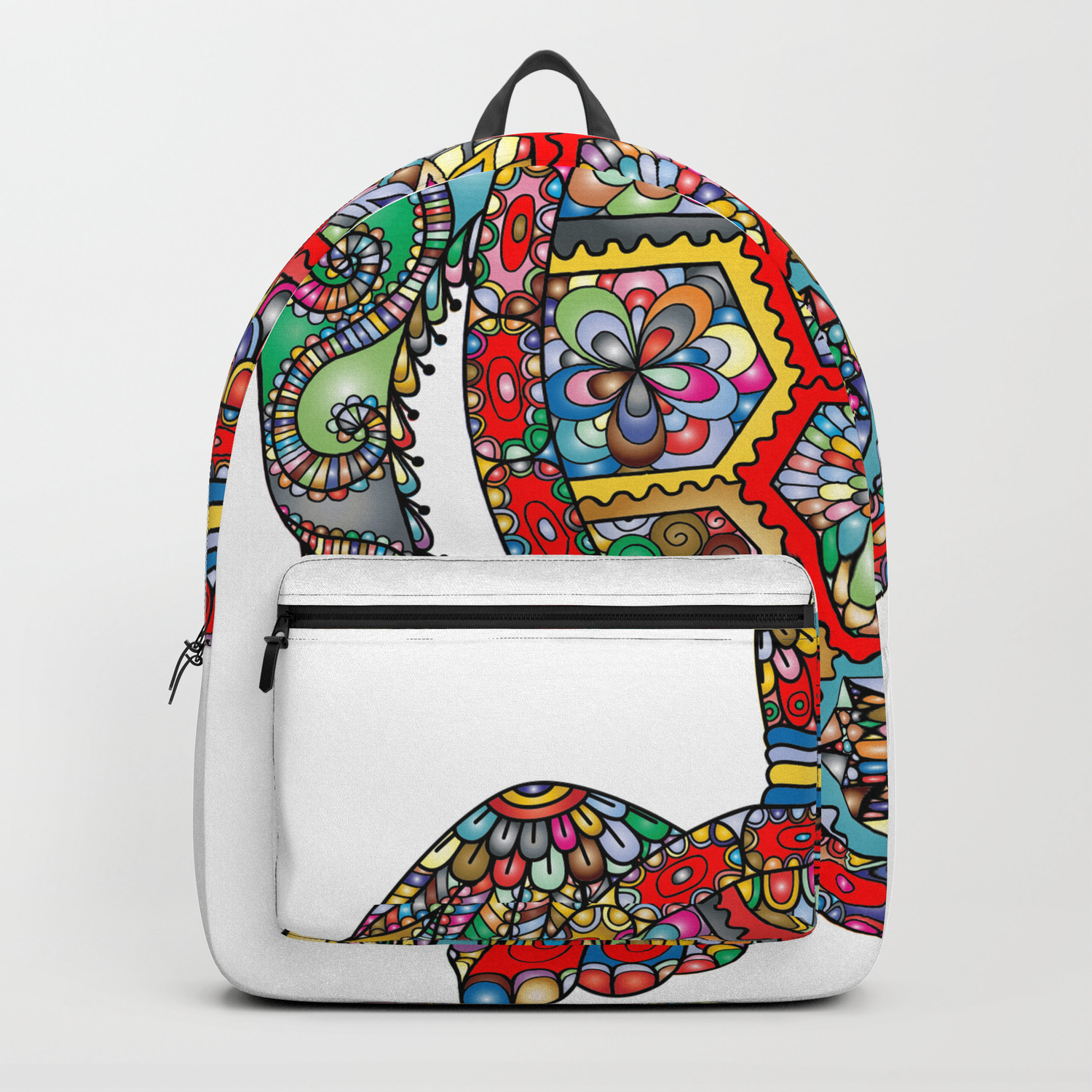 Colorful Sea Turtle Abstract Mandala Backpack By Or Studio Society6