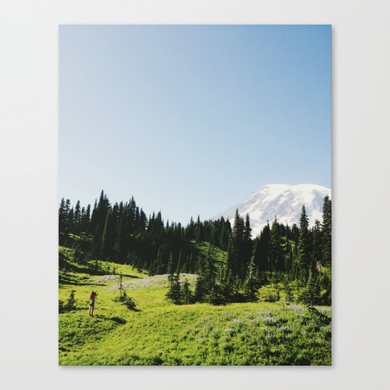 Mt Rainier Shooter Canvas Print