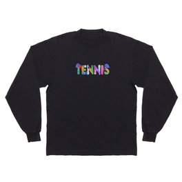 Tennis Tennis Racket Tennis Player Long Sleeve T-shirt