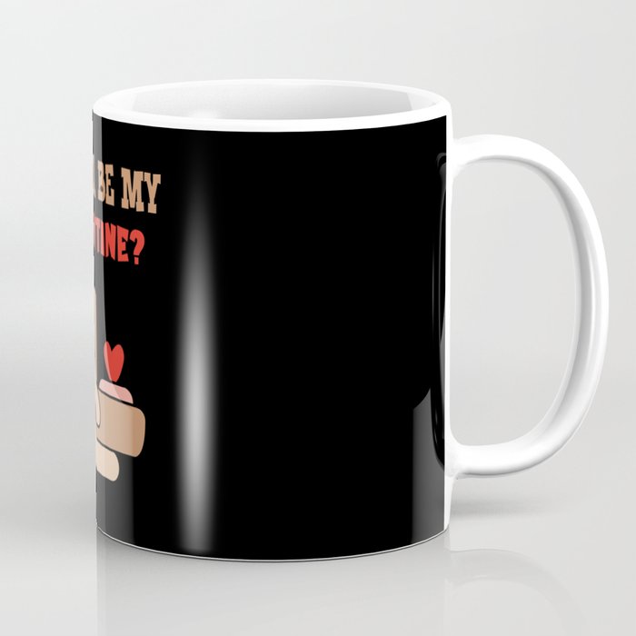 Wanna be my Valentine? Cute Valentines Day design Coffee Mug