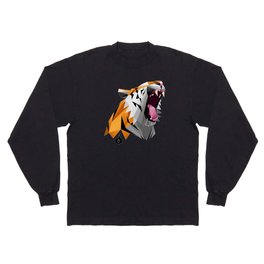 TML polygon tiger ROAR!!! Long Sleeve T Shirt