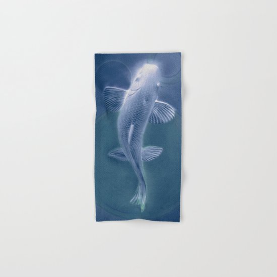 知識に歩く (Walk to Knowledge) blue Hand & Bath Towel