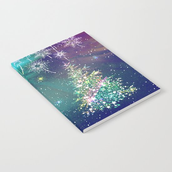 Winter Design QR Notebook