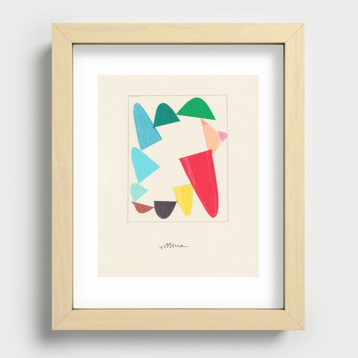 A Sidebar With Myselves Recessed Framed Print