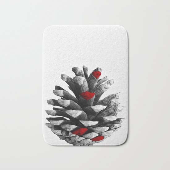 pinecone nature plants Bath Mat