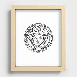 Medusa greek Recessed Framed Print