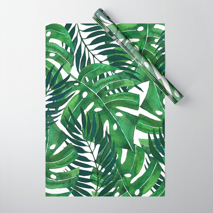 Jungle leaves Wrapping Paper