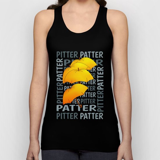 Umbrella Pitter Patter Unisex Tank Top