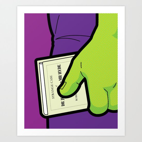 The secret Life of Heroes - Bedtime Reading Art Print