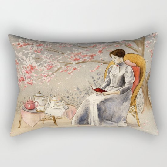 The Cherry Orchard Rectangular Pillow