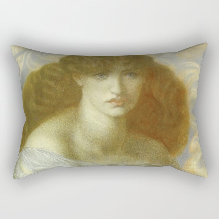  Pandora - Dante Gabriel Rossetti Rectangular Pillow