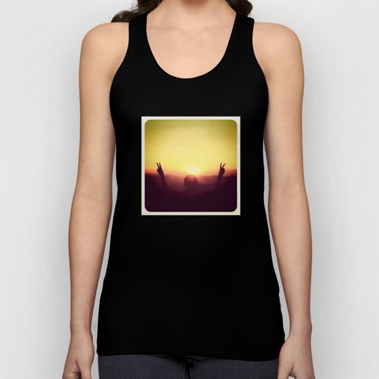 Peace Out Unisex Tank Top
