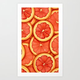 Red Oranges  Art Print