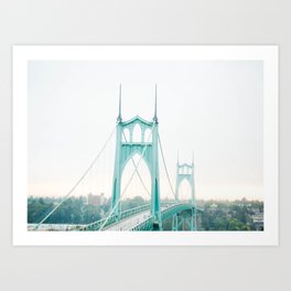 St. Johns Portland Bridge Photograph Art Print