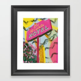 Motel Framed Art Print