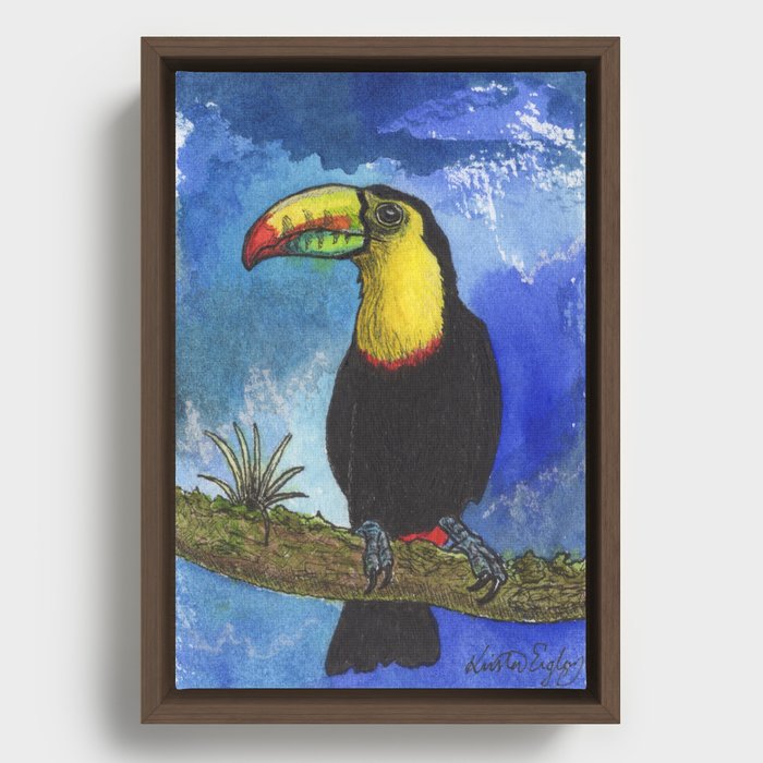 Toucan Framed Canvas