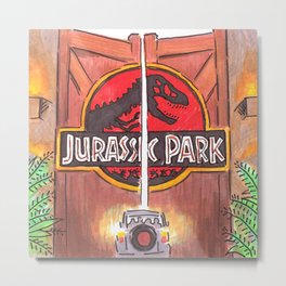 Jurassic Park Metal Print