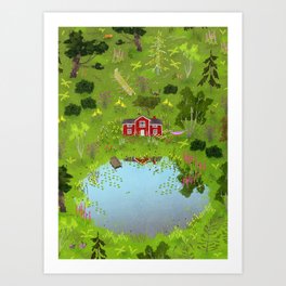 dream house Art Print