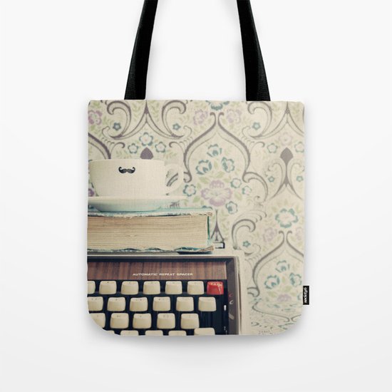 Type and Coffee Tote Bag