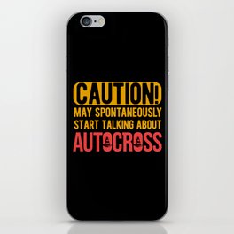 Funny Autocross iPhone Skin