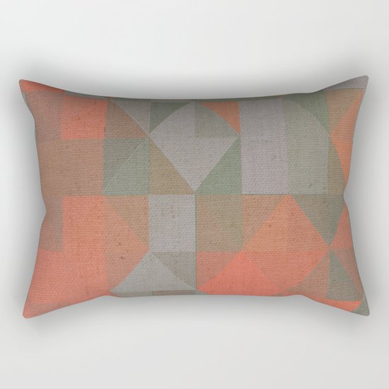 Faceted Vibes Rectangular Pillow