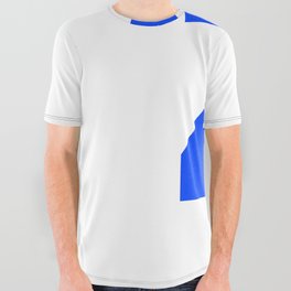 letter Z (Blue & White) All Over Graphic Tee