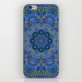 Antique Moroccan Midnight Flowers iPhone Skin