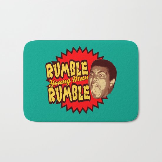 Rumble Young Man Rumble | Ali Bath Mat