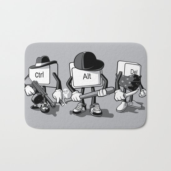 Computer Mafia Bath Mat