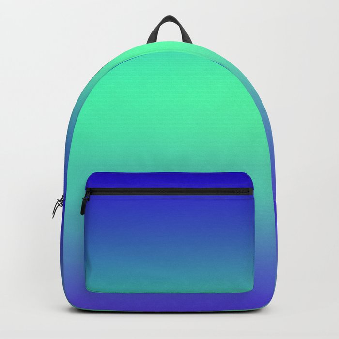 11  Blue Gradient Background 220715 Minimalist Art Valourine Digital Design Backpack