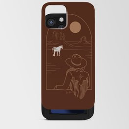 Lost Pony in Burnt Clay iPhone Card Case