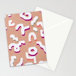 Color confetti pattern 13 Stationery Card