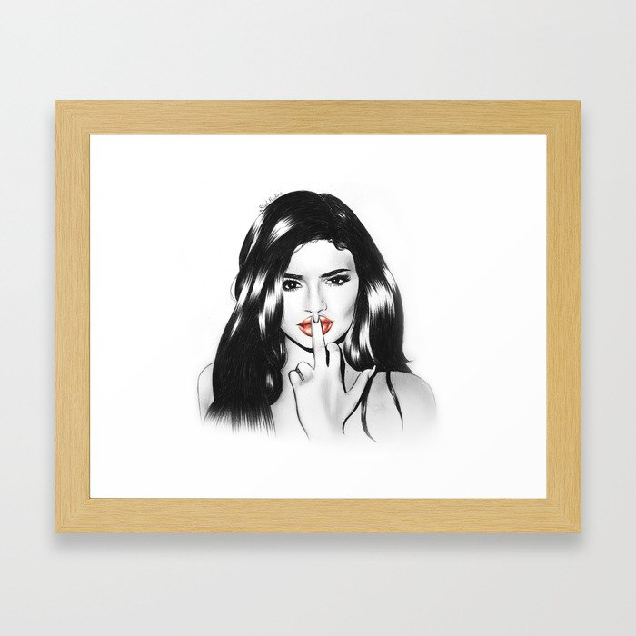 Kylie Framed Art Print