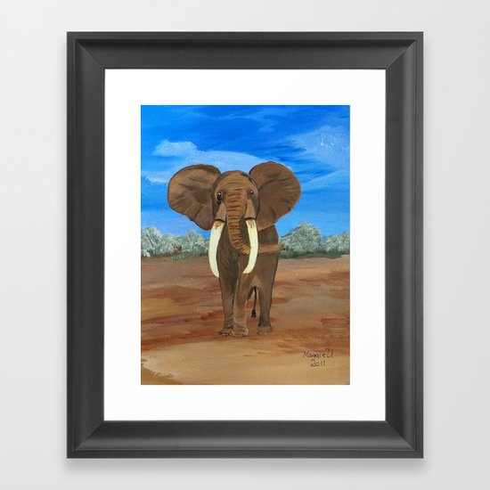 Elephant Framed Art Print