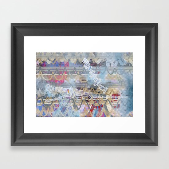 words Framed Art Print