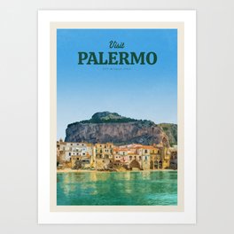 Visit Palermo Art Print