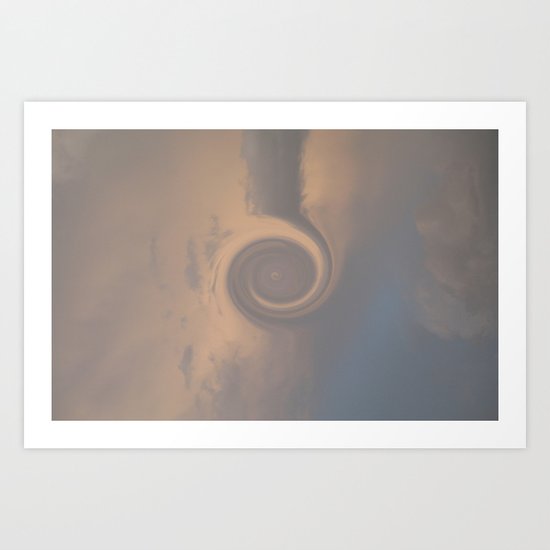 Cloud Swirl Art Print