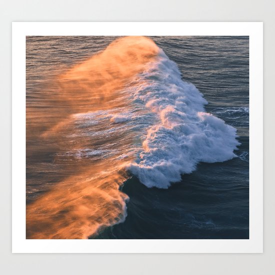 Crashing Ocean Waves Art Print